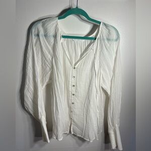 Mango gauze blouse